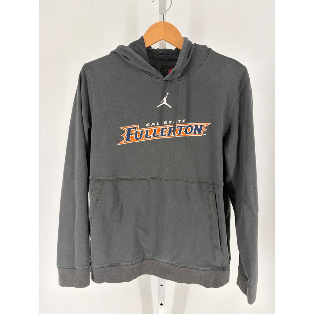 Jordan Cal State Fullerton Titans Hoodie Mens Medium Grey CV8437-060 Sweatshirt